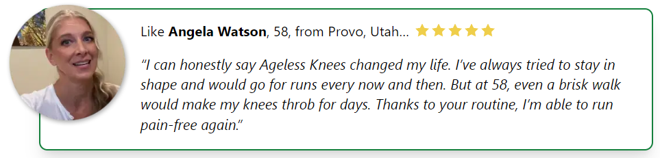 Ageless Knees Customer Reviews