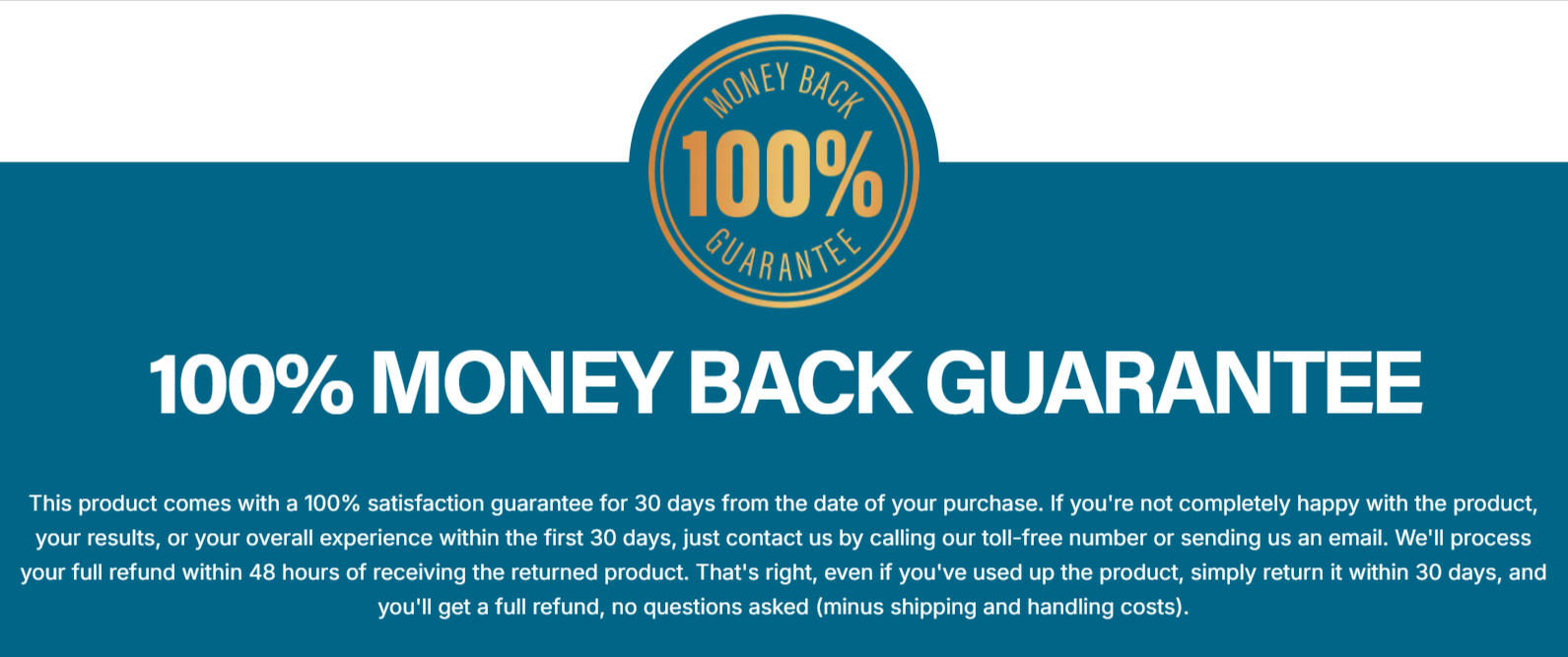 Money Back Guarantee