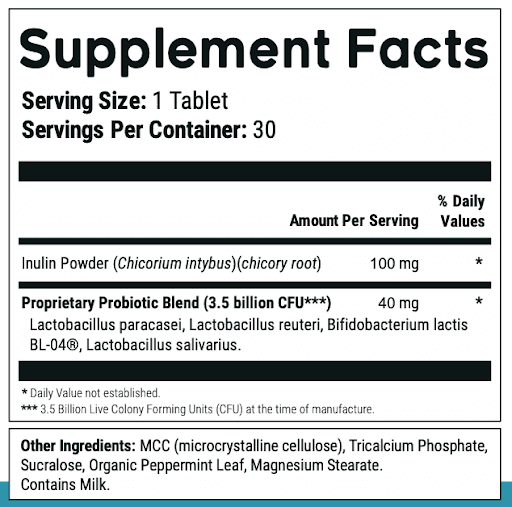 PurDentix supplement facts