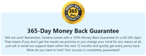 money back guarantee Cerebra