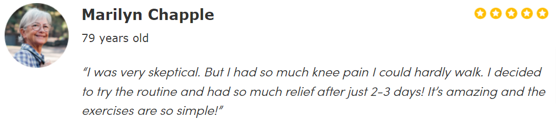 Feel Good Knees Customer Reviews