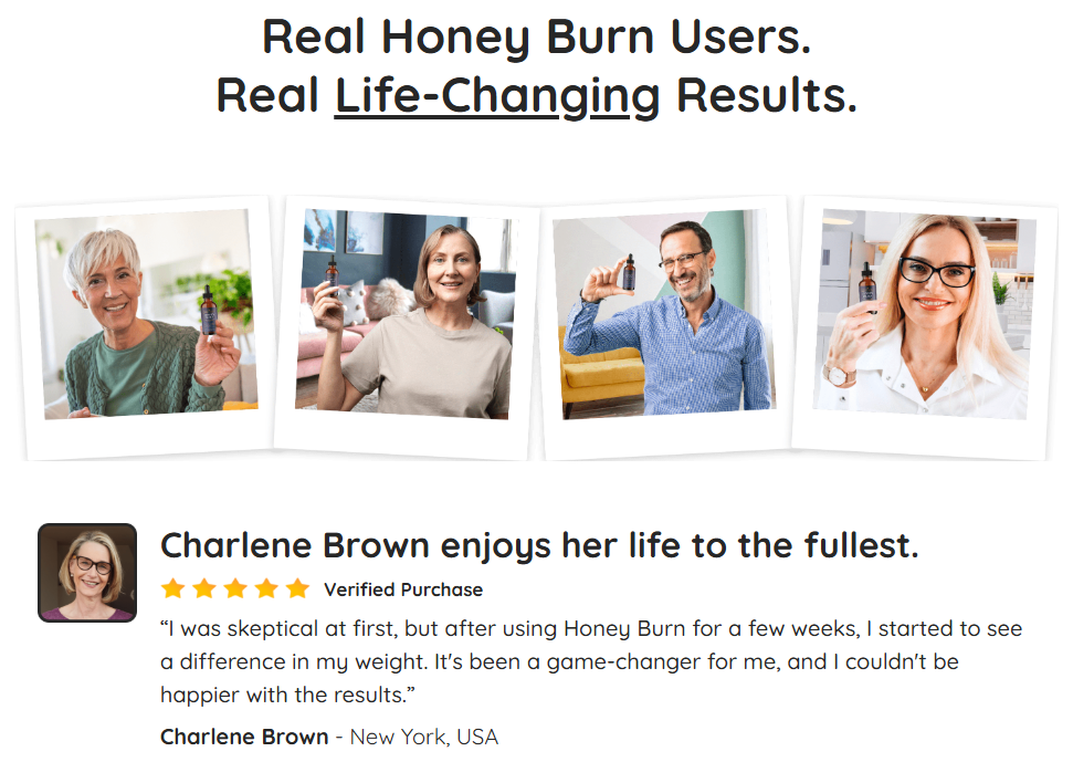 HoneyBurn customer reviews