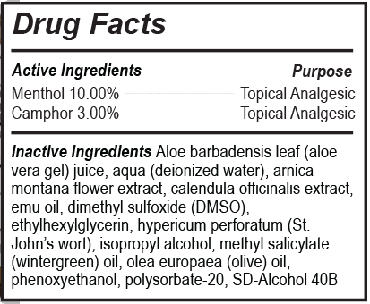 Arctic Blast Supplement Facts